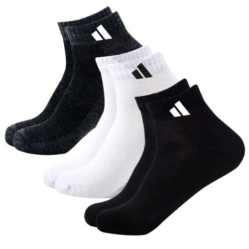 Version 1.0.0 Women Solid Ankle Length Cotton Socks (Pack Of 3, Multicolor) - Image 1